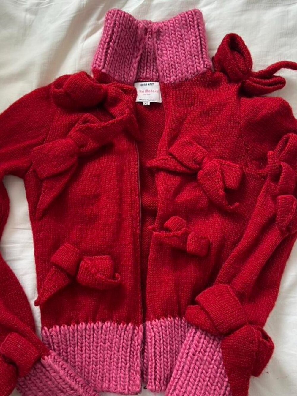 LIRIKA MATOSHI VIRAL KNIT BOW SWEATER